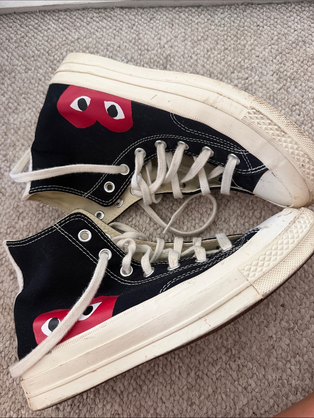 Womens commes des garcon converse